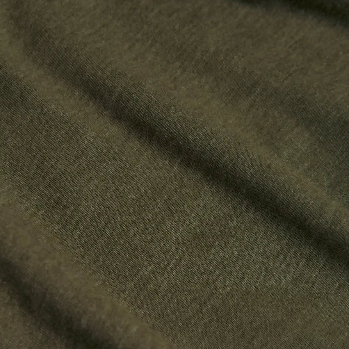 Heather Military Green Classic V-Neck