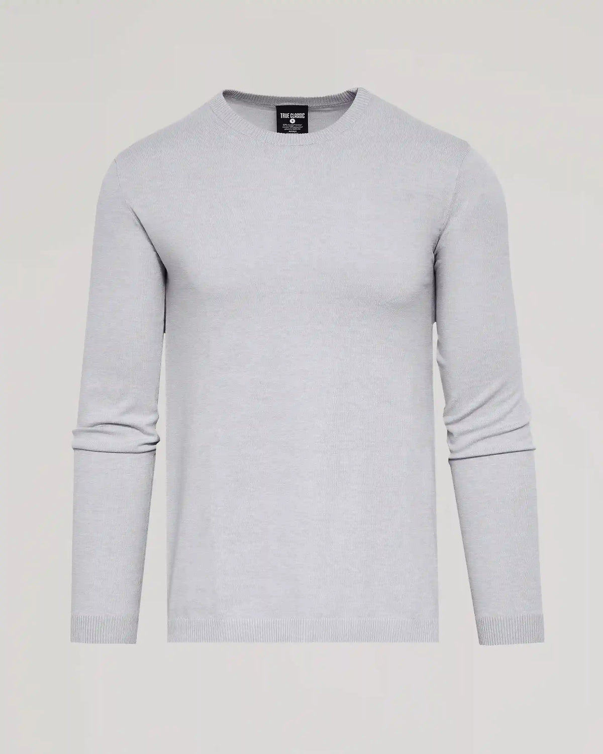 Heather Gray Dressy Crew Neck Sweater