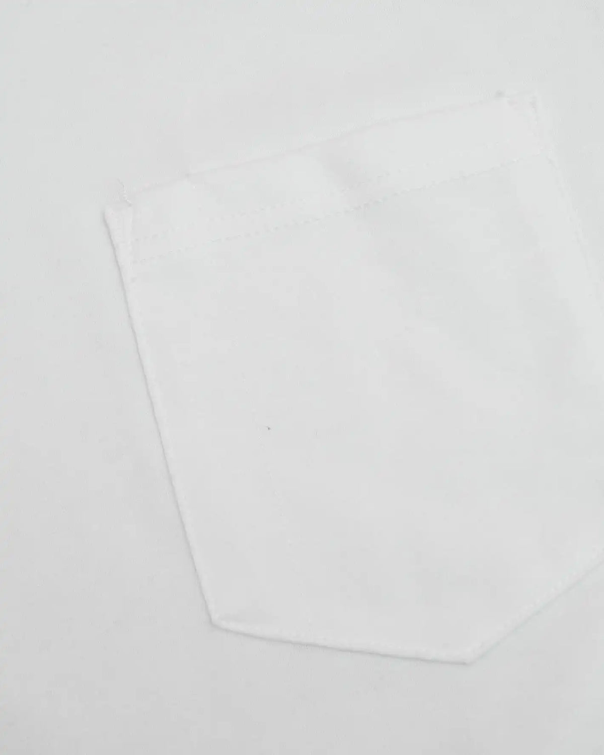 White Heavyweight Long Sleeve Pocket Crew 2-PacK