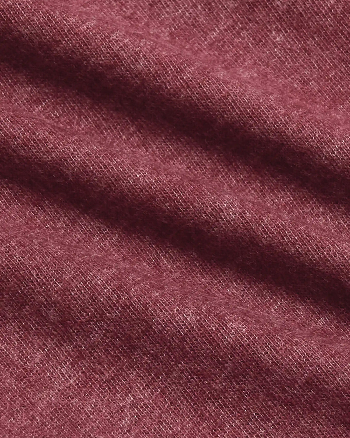 Dark Heather Claret Tall Straight Hem Crew Neck T-Shirt