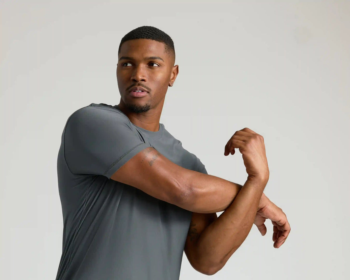 Carbon Tall Active Crew Neck 2.0
