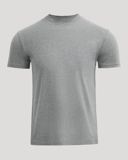 Heather Gray Short Classic Crew Neck