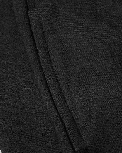 Girls Black Cropped Zip Hoodie & Relaxed Joggers 2-Pack