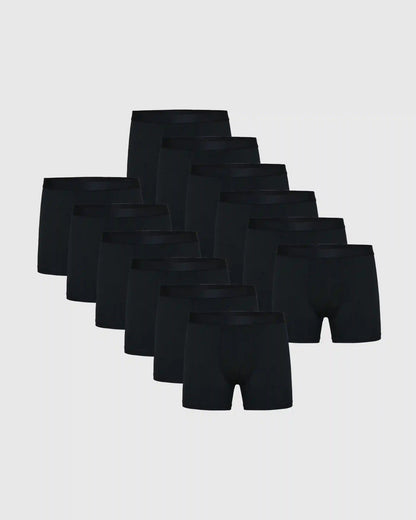 Black Boxer Trunks 12-Pack