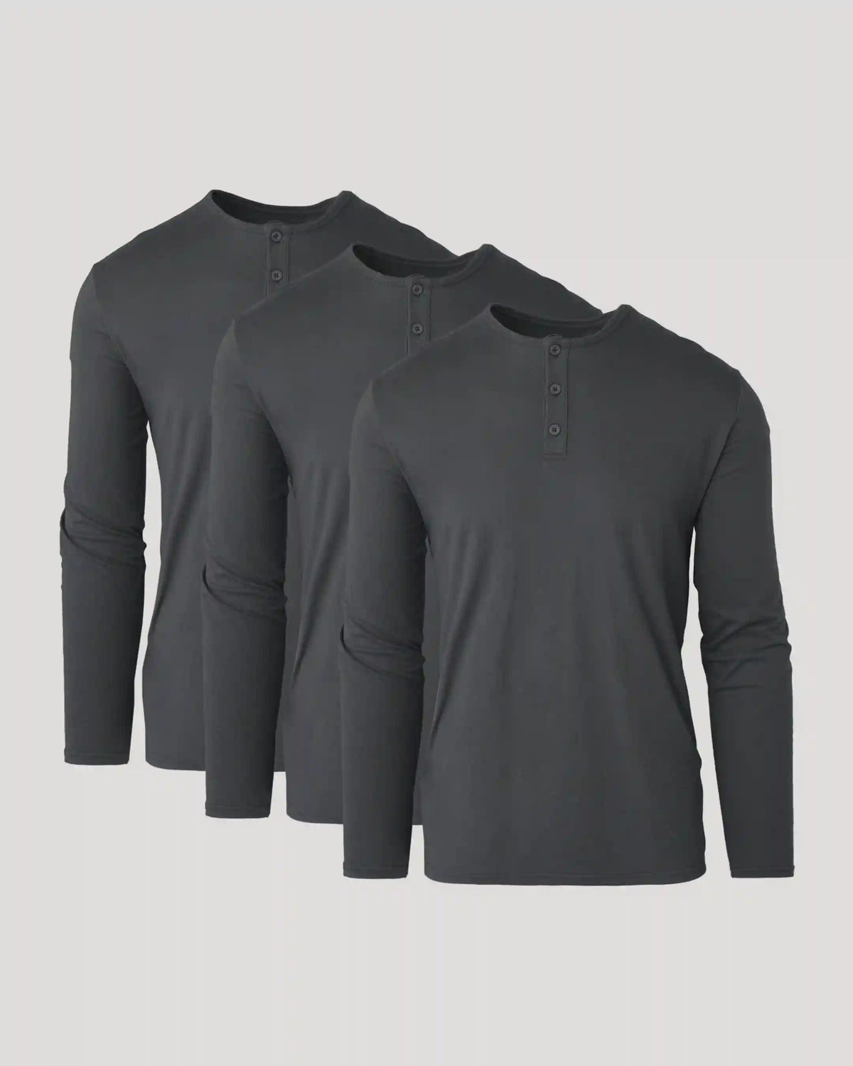All Carbon Classic Henley 3-Pack