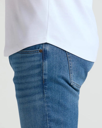 Pima Cotton Blend Curved Hem Crew 7-Pack
