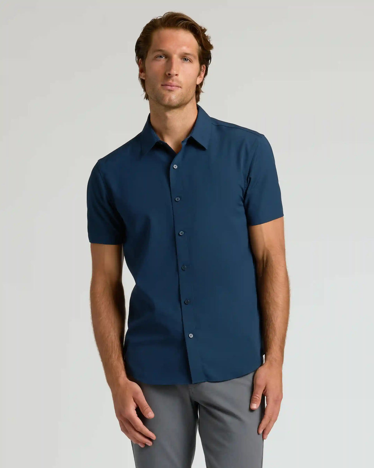 Navy Performance Dress Shirt
