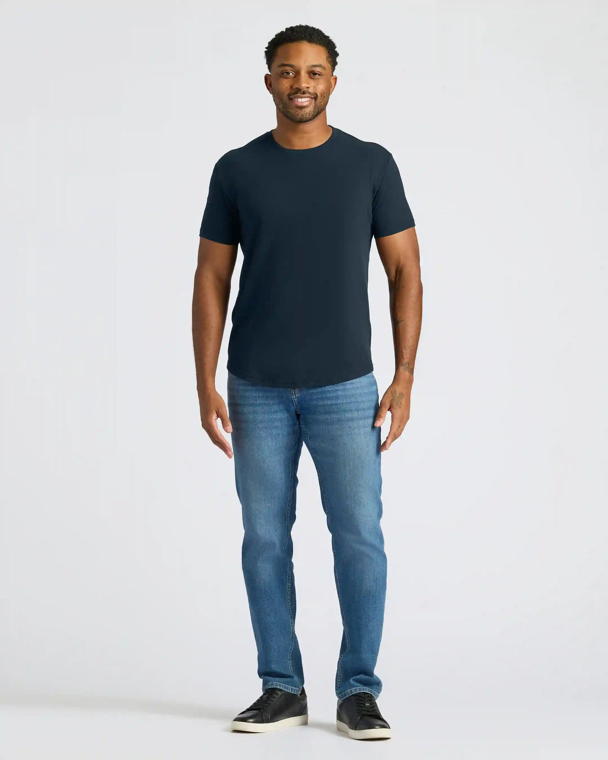 The Staple Curved Hem Classic Crew Neck 3-Pack