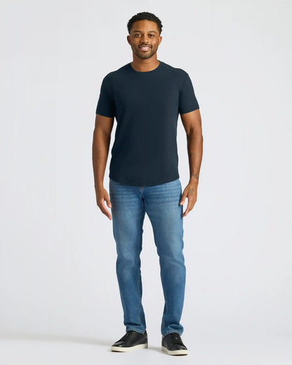 The Staple Curved Hem Classic Crew Neck 3-Pack