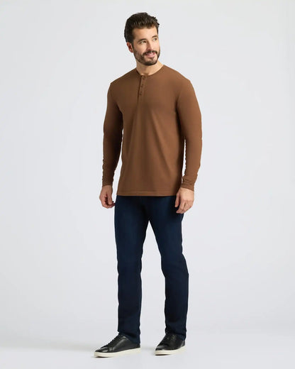 Sepiawood Classic Long Sleeve Henley