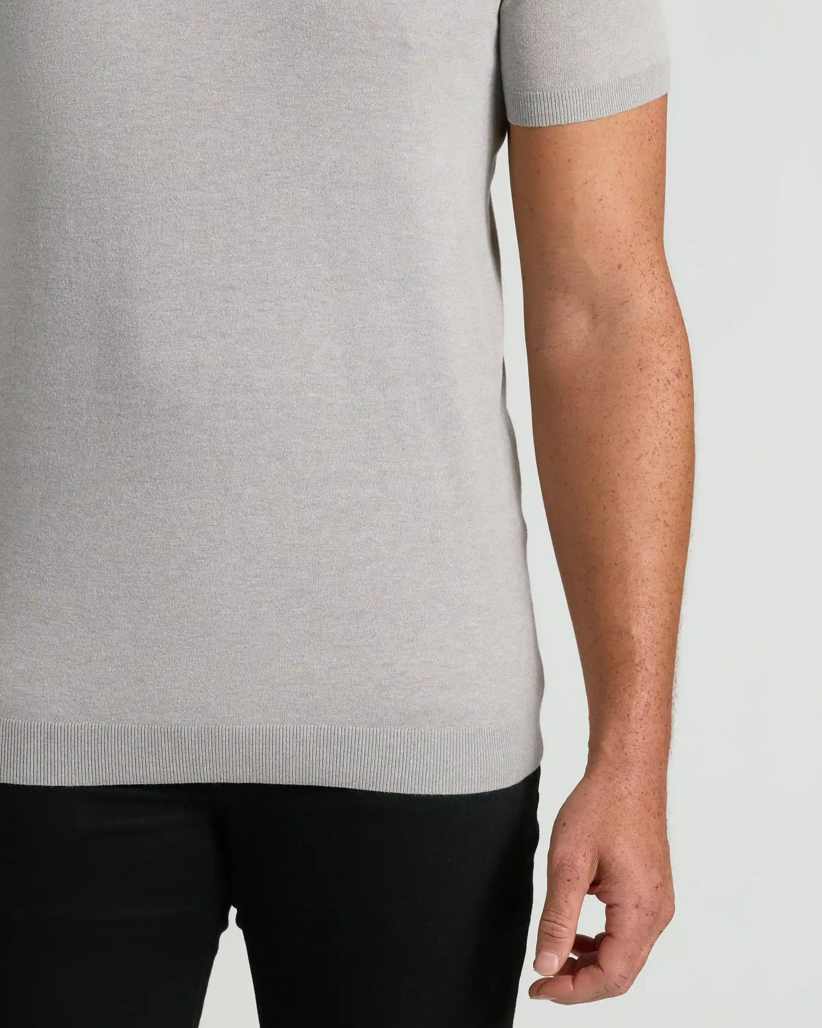 Heather Gray Tall Dressy Polo