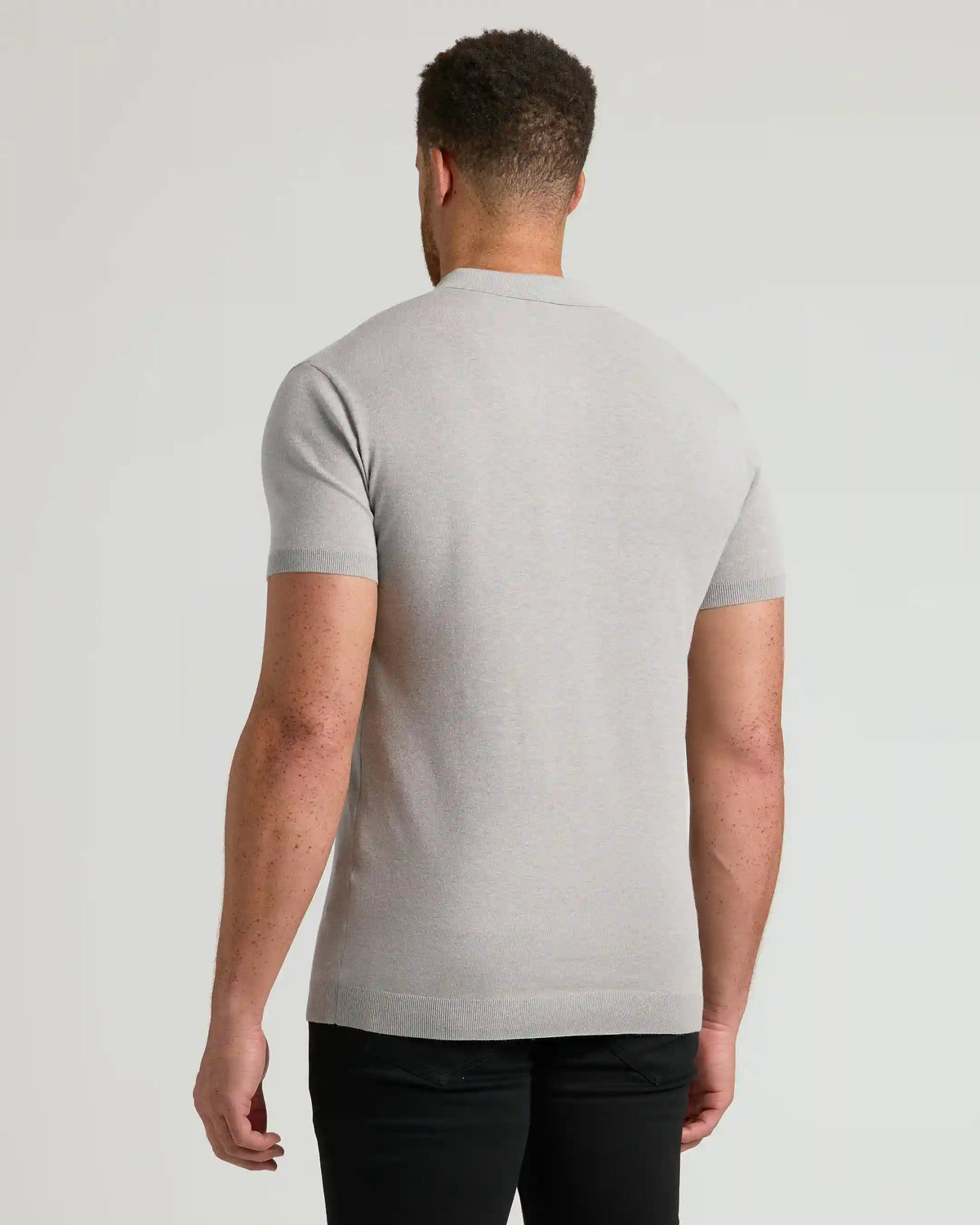 Heather Gray Tall Dressy Polo