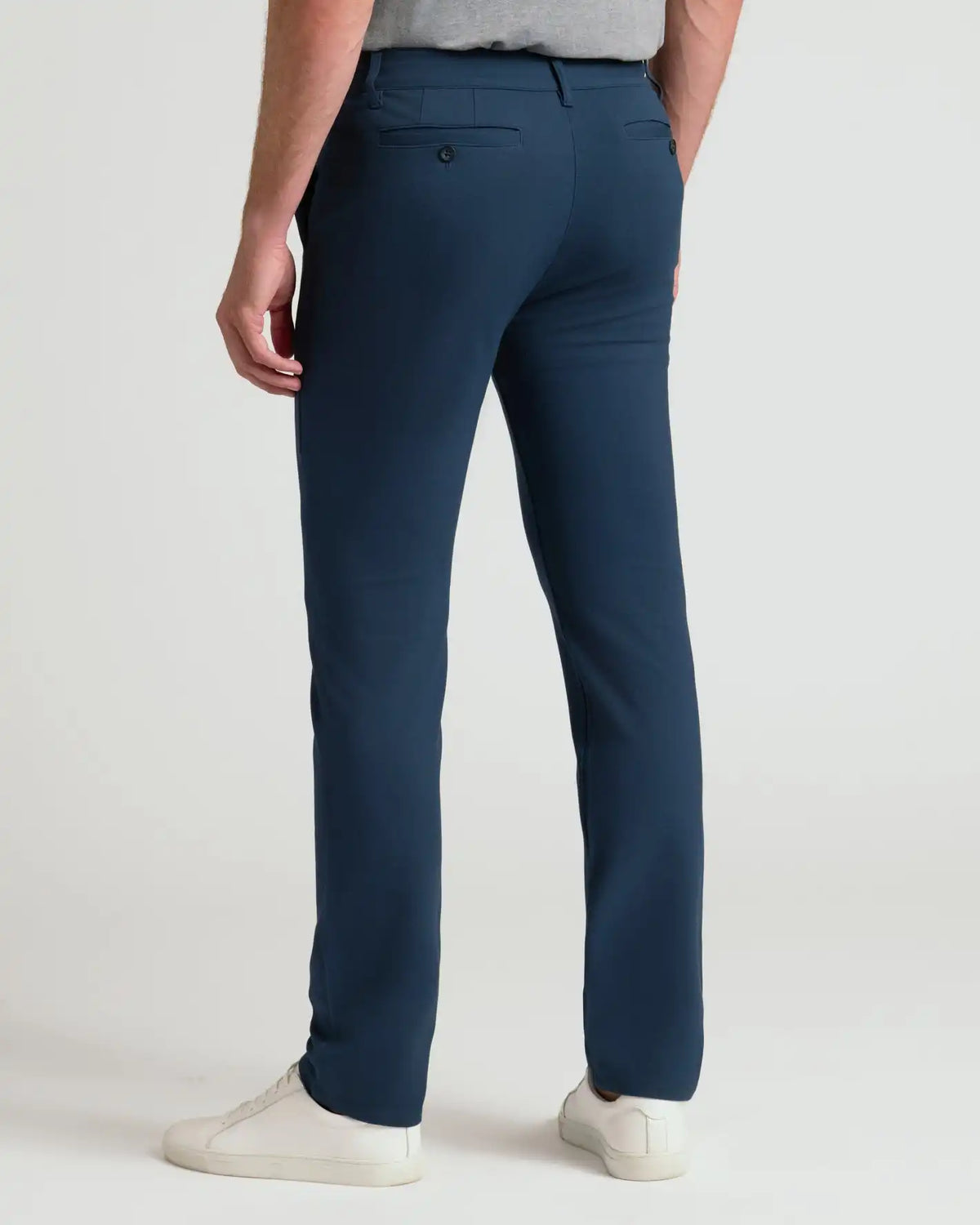 Navy Slim Comfort Knit Chino Pant