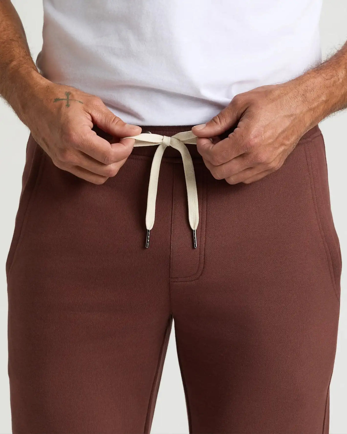 Carob Fleece French Terry Joggers