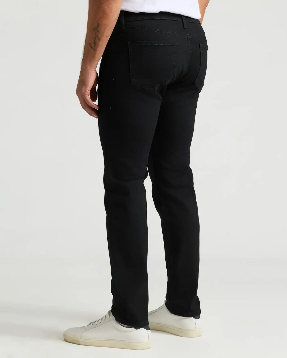 Black Wash Slim Authentic Denim Jeans