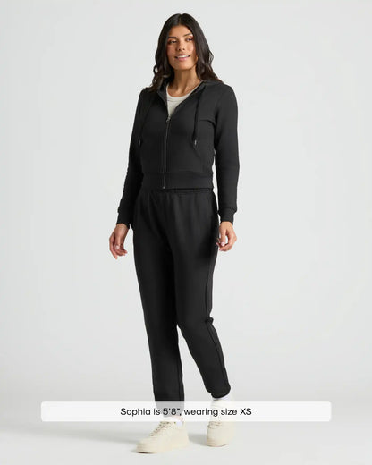 Womens Black Relaxed Joggers
