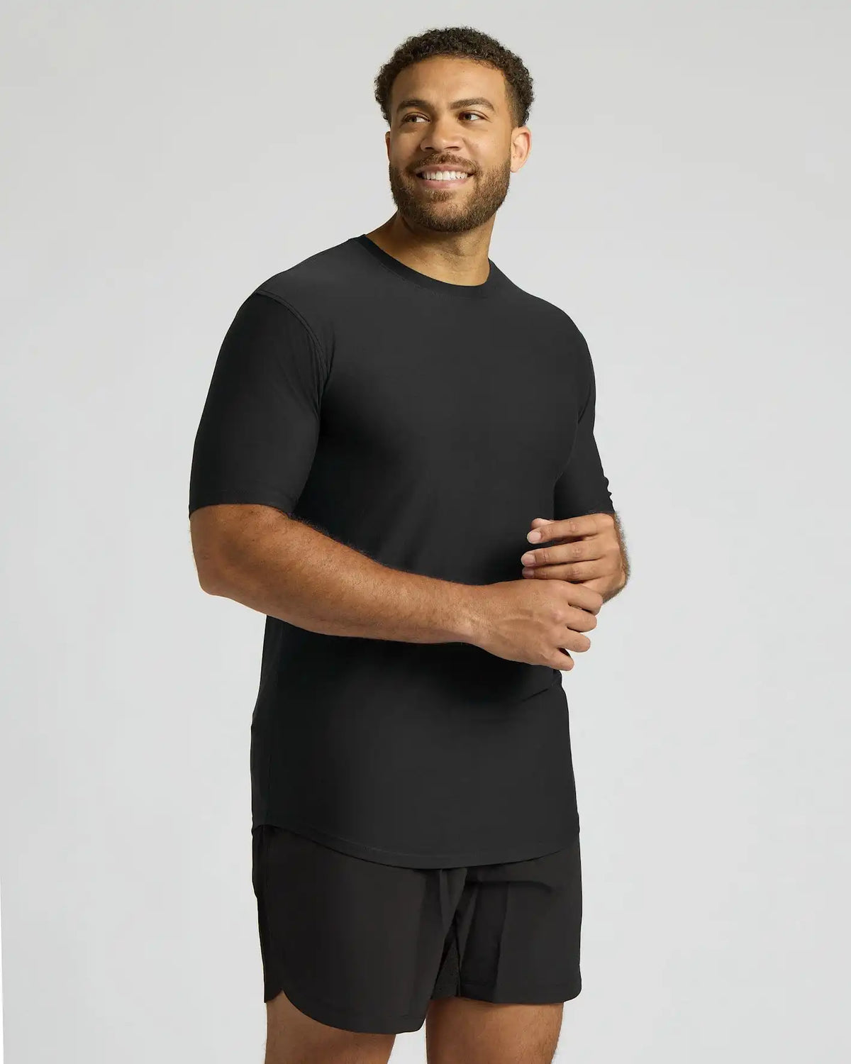 Tall Active Curved Hem Crew 3-Pack