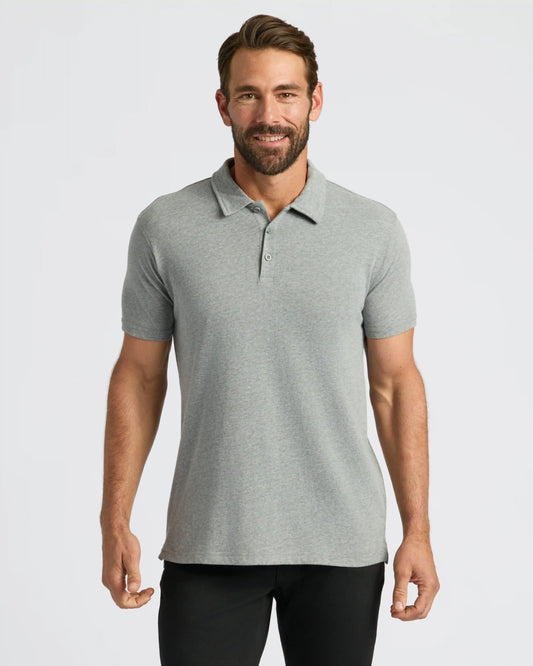 Heather Gray Classic Polo