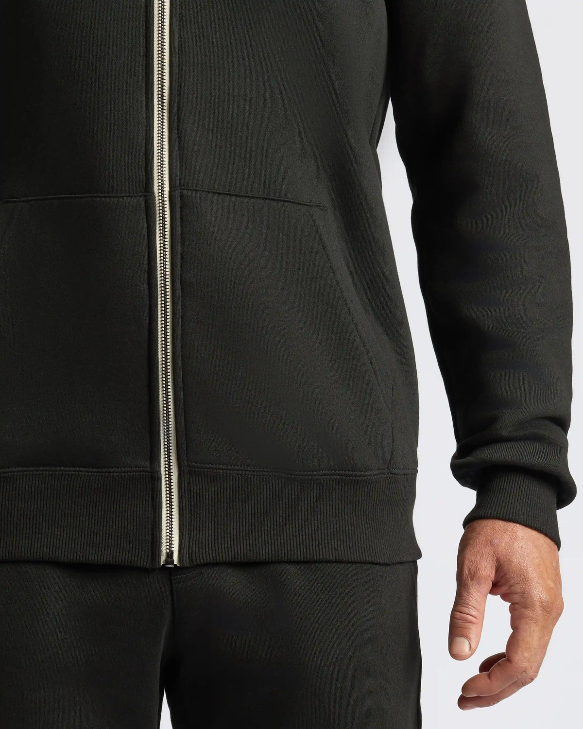 Black Fleece French Terry Zip Hoodie